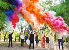Цветной дым для свадьбы в Альметьевске